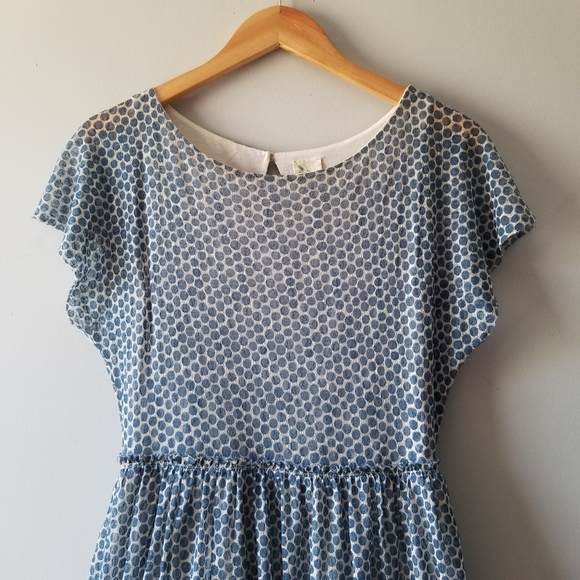 Anthropologie Weston Wear Frothed Dots Dress - Picture 4 of 11